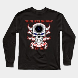 Evil Never Dies Banner Logo Long Sleeve T-Shirt